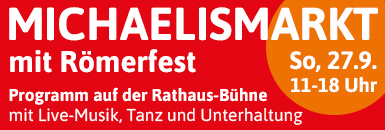 27. September: Michaelismarkt mit Römerfest in Dormagen Michaelismarkt mit Römerfest Dormagen