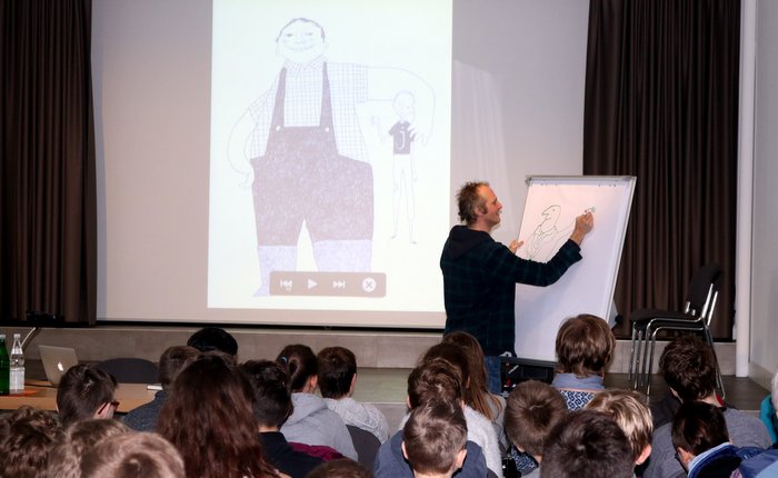 Michael Roher las aus „Frosch und die abenteuerliche Suche nach Matzke Messer“