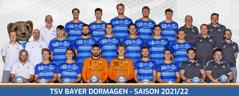 Spieler und Umfeld des Handball-Zweitligisten TSV Bayer Dormagen