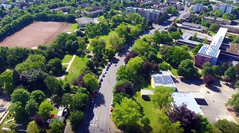 Archivfoto der Haberlandstraße aus dem Jahr 2018