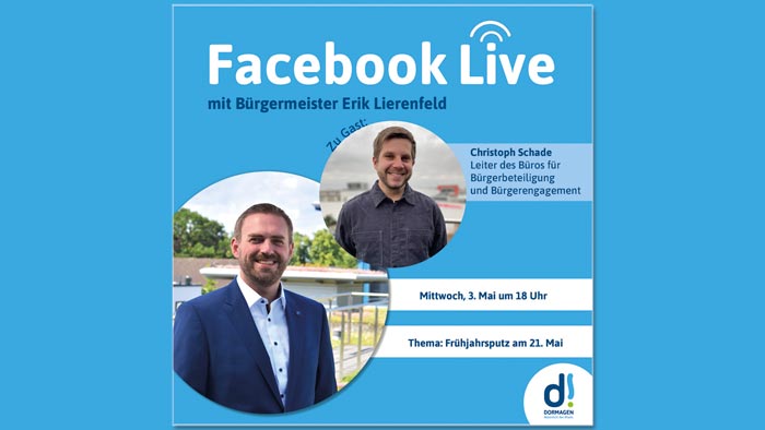 Erik Lierenfeld und Christoph Schade informieren über den Sauberhafttag