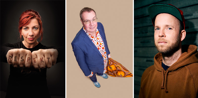 Dagmar Schönleber (Foto: &copy; Ralf Bauer), Michael Steinke (Foto: &copy; Danny Frede) und Quichotte (Foto: &copy; Marvin Ruppert) kommen nach Dormagen