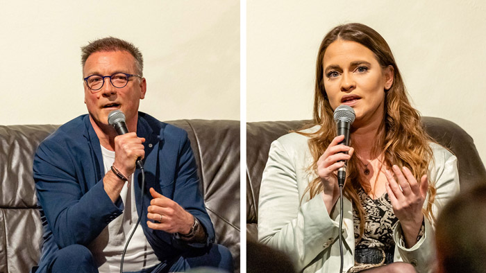Patrik Wenke und Anja Eschweiler