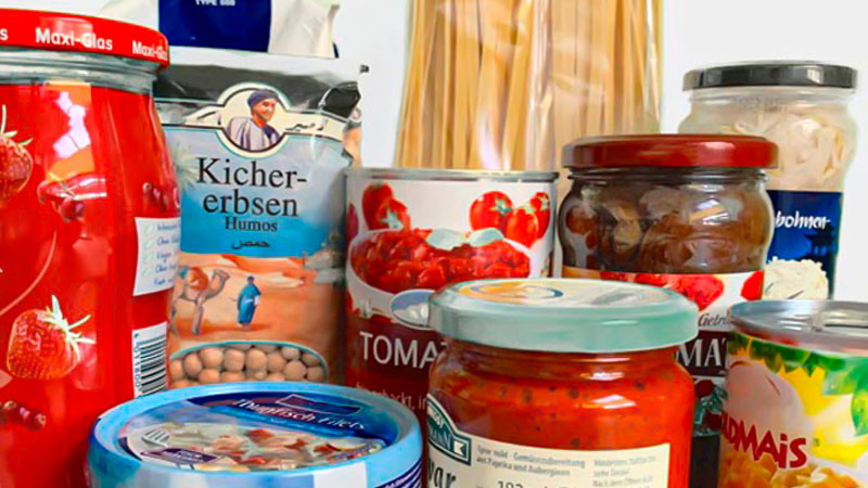 Gespendete haltbare Lebensmittel kommen den Kundinnen und Kunden der Tafel zugute