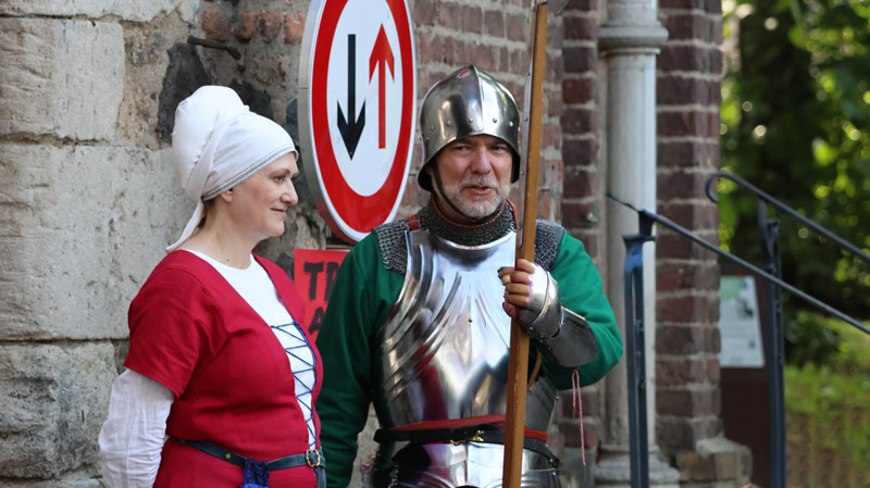 Die Mitglieder der Zonser Garnison „bewachten“ die Stadttore