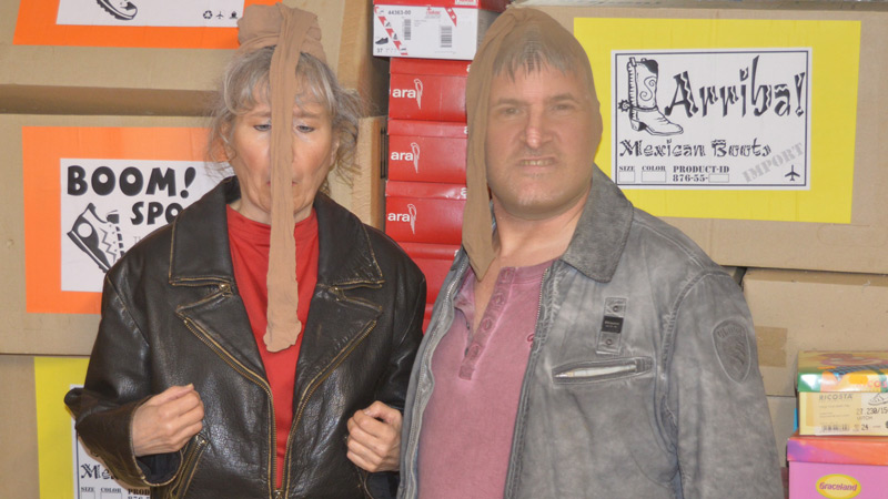 Sabine Misiorny und Tom Müller in der beliebten Komödie „Zwei wie Bonnie und Clyde“