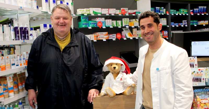 Fahrer Karl-Heinz Tulke und Apotheker Ugur Bagli