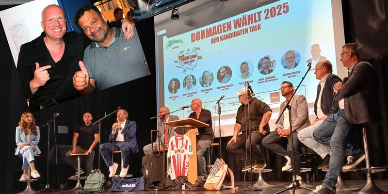 14 Tage vor der Kommunalwahl organisierten Daniel Fiori und Markus Krücken den Kandidaten-Talk 