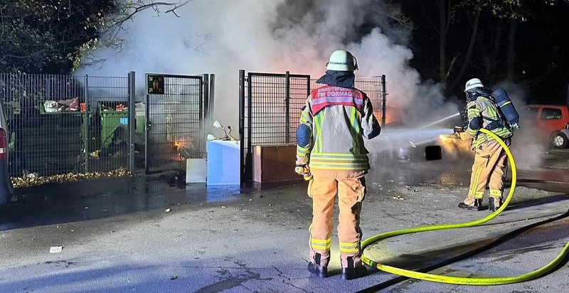 Die Alarmstufe wurde anlässlich des Brandes in Horrem erhöht