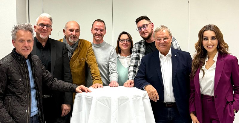 Peter-Olaf Hoffmann (2. von rechts) ist nun Vorsitzender der CDU-Fraktion, Guido Schor (links) soll Vize-Bürgermeister werden