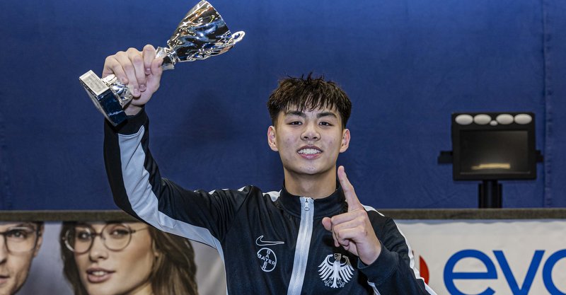 Knapp verlor Justin Liu das Finale der Kadetten