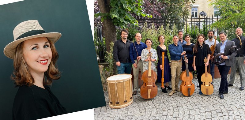 Hannah Morrison (‍Sopran, links) steht bei Lady Hamilton im Mittelpunkt - „COMET MUSICKE“ stellen den Komponisten Diego Ortiz vor