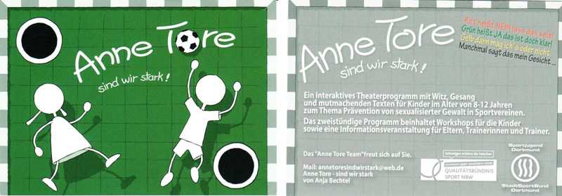 Für die Teilnahme am Präventionstheaterprogramm ist eine Anmeldung erforderlich