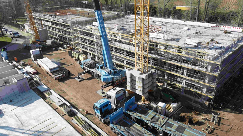 Im neuen Stadtquartier Horrem entstehen moderne und bezahlbare Wohnungen für unterschiedliche Generationen und Lebensmodelle