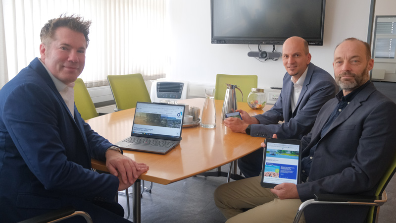 Fritz Bezold, Jochen Hahnen und Thomas Hegenbarth suchen bei Digitalisierungsprojekten immer einen pragmatischen Ansatz