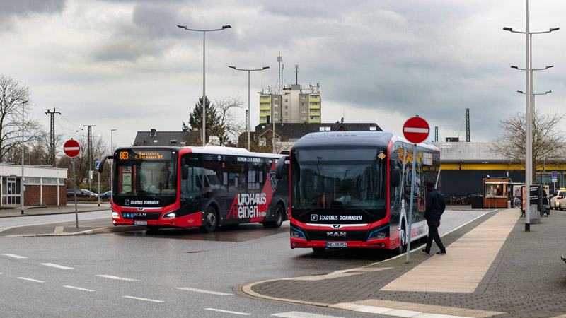 Die digitalen Tickets mit Preisgarantie gelten auch für die Dormagener StadtBusse