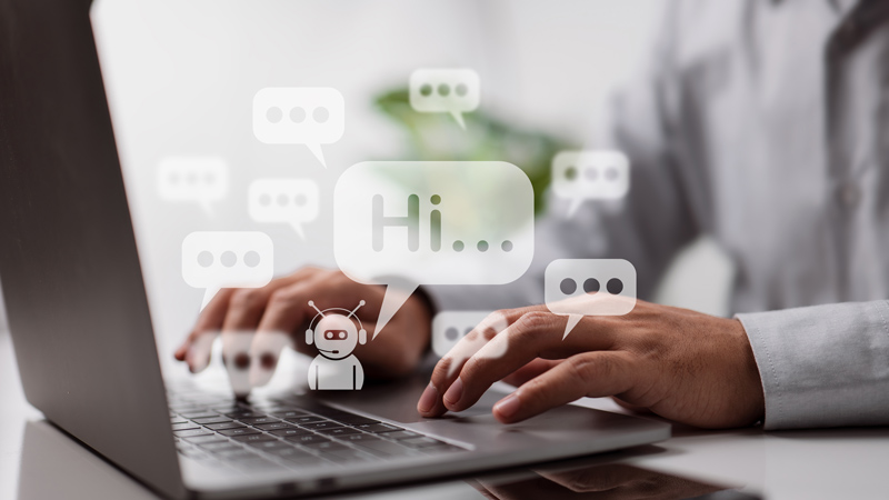 Kundenservice: Ein Chatbot ersetzt oft die persönlicher Hilfe