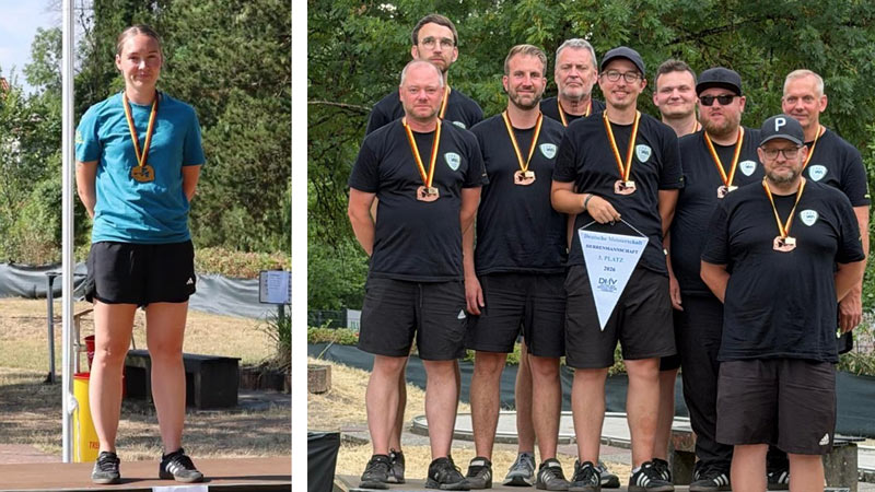 Dormagen: Minigolferin Vanessa Peuker sicherte sich einen DM-Titel, das Herrenteam erreichte DM-Bronze