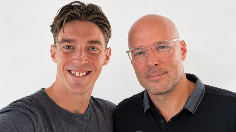 Dormagen: Tim Eikermann (li.) und Martin Block sind neu im Leichtathletik-Trainerteam des TSV