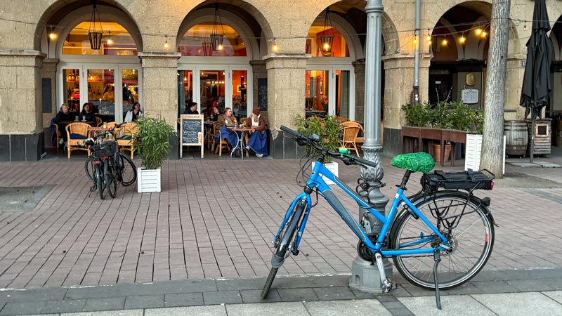 Ist dieses Fahrrad wohl ausreichend gegen Diebstahl gesichert?