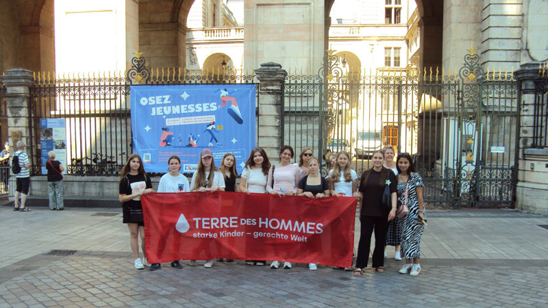 Eine Jugendgruppe besuchte das Centre d`Histoire de la Résistance in Lyon