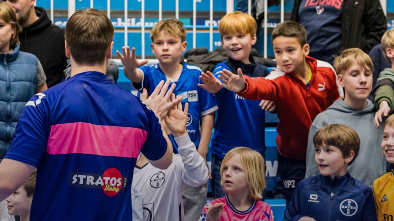 Dormagen: Dormagener Kinder und Jugendliche erhalten kostenlose Tickets für die Heimspiele der TSV-Bundesligamannschaft