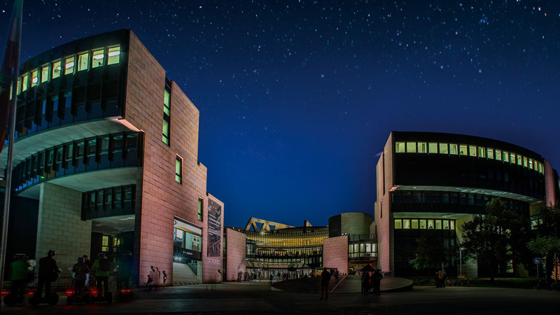In der Parlamentsnacht herrscht im Landtagsgebäude eine ganz besondere Atmosphäre