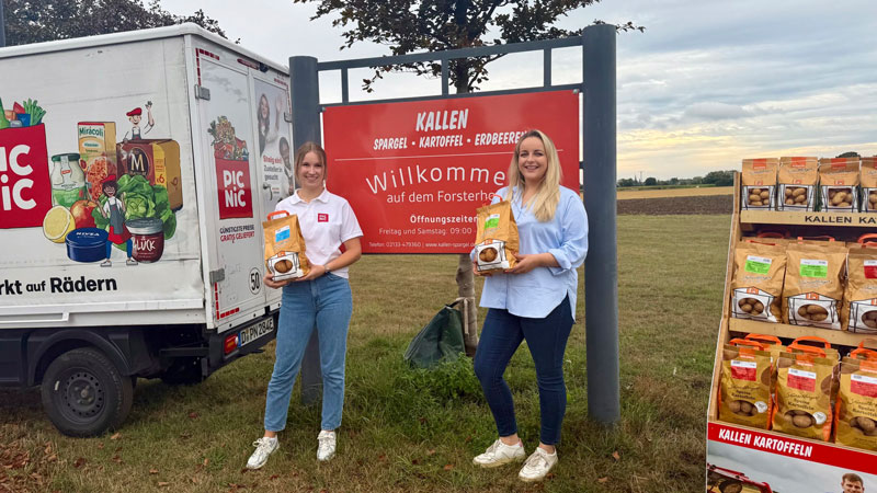 Der Dormagener Hof Kallen vermarktet seine Kartoffelernte u. a. über Picnic
