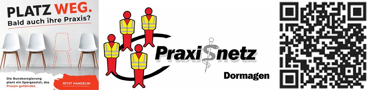 Die Ärzte im Praxisnetz Dormagen protestieren gegen Sparvorhaben