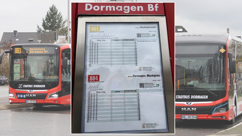 Neuer Service: Haltestellenfahrpläne mit QR-Codes zum Abruf aktueller Infos