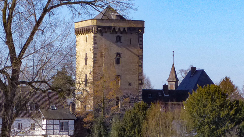 Der Rheinturm in Zons