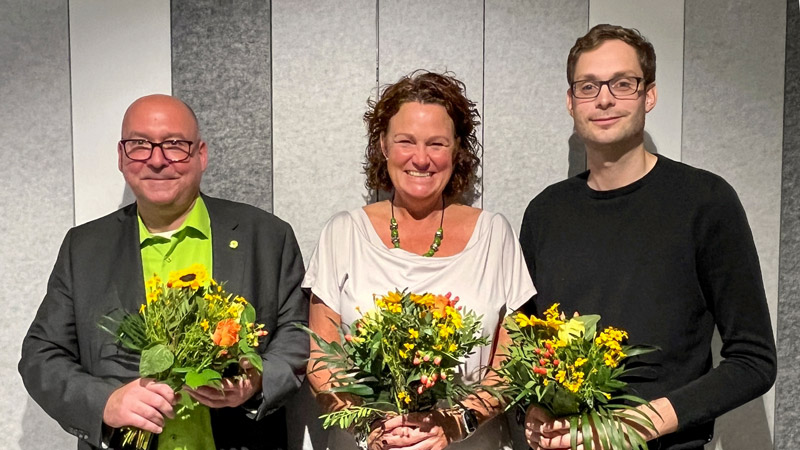 Dormagen: Dirk Schimanski, Nicole Findeisen und Simon Rock treten für die Grünen in den drei Landtagswahlkreisen im Rhein-Kreis Neuss an