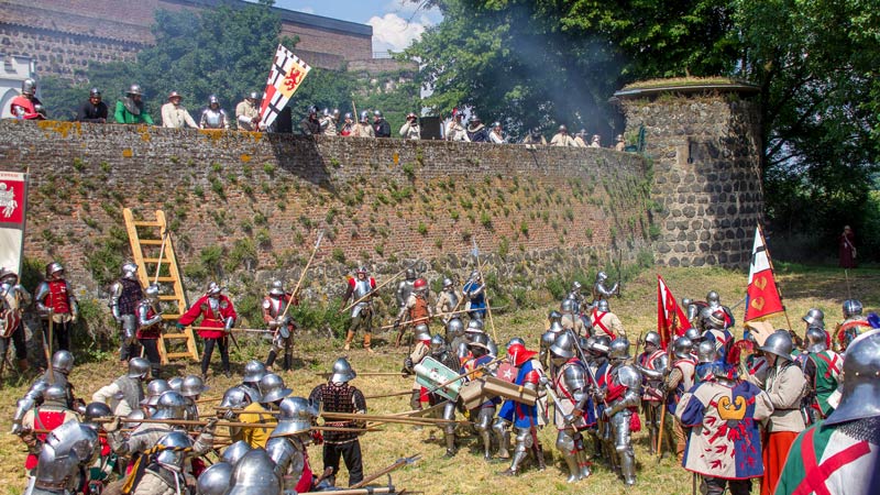 Reenactment, Heereslager und Mittelalter: Beim „Sturm auf Zons“ werden wieder Tausende Besucherinnen und Besucher erwartet