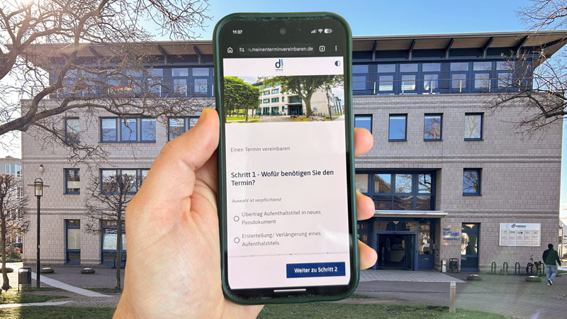 Das Ausländeramt führt ein neues Online-Terminierungssystem ein 