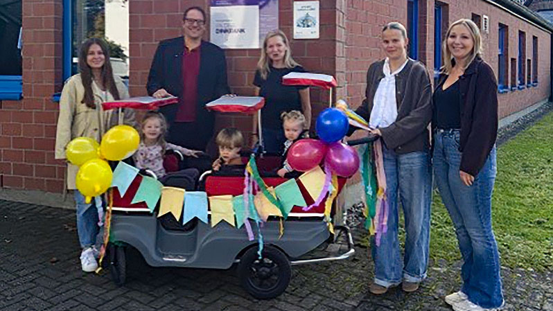 Dank Spenden: Ein Turtle-Bus für die Kita An der Dinkbank