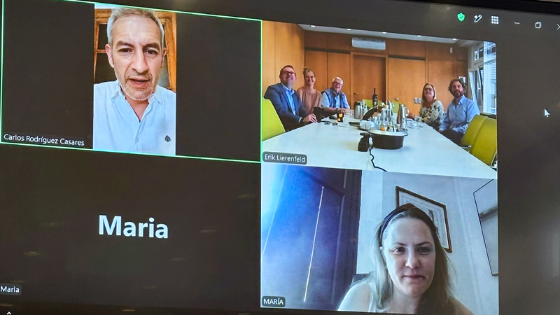 Videoaustausch mit neuen Impulsen für die Partnerschaft mit Toro