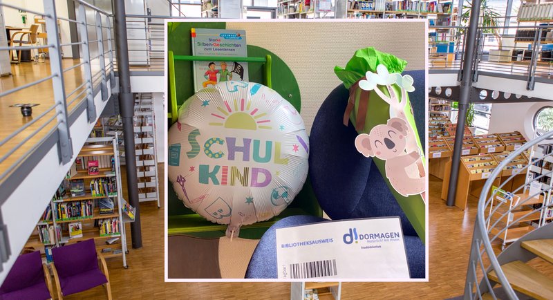 Der Bibliotheksausweis kann ein passendes und kostenloses Geschenk für jede Schultüte sein
