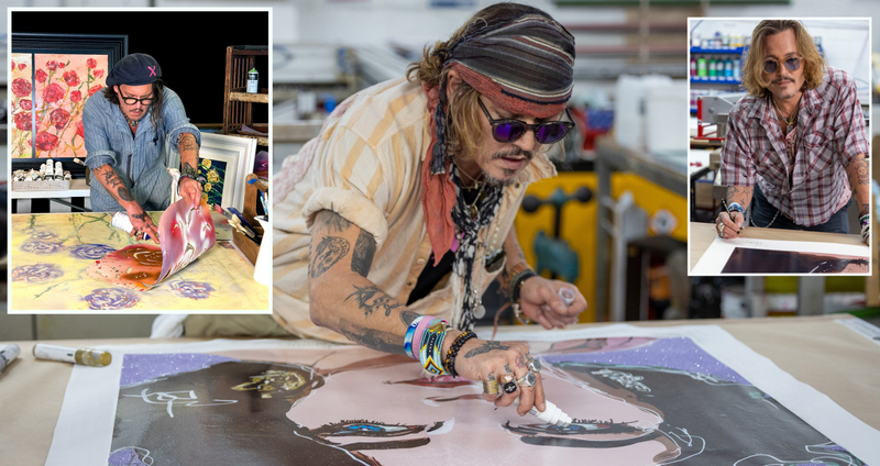 Werke von Johnny Depp sind bald im Schloss Benrath zu sehen
