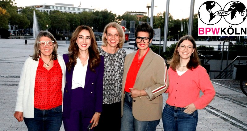 Der neue Kölner BPW-Vorstand, von links: Thekla Bauwens, Anissa Saysay, Barbara von der Mark, Katharina Lages-Willner und Charlotte Ehl
