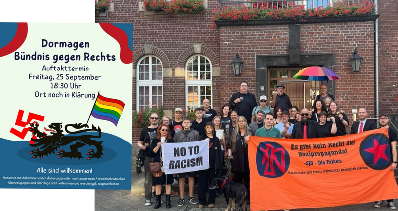 Die Teilnehmer der Demo am Sonntag wollen das Bündnis gegen Rechts wieder aufleben lassen