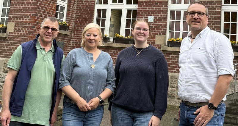 Machen sich stark für Heike Troles (2. von links): Ulrich Millen, Lisa Kern und Dr. Michael Conrad