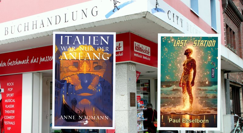 Der Liberati-Verlag stellt sich und zwei Bücher in der City-Buchhandlung vor