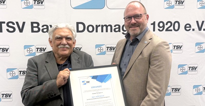 André van Broich hielt die Laudatio auf seinen Vorgänger Karl-Josef Ellrich