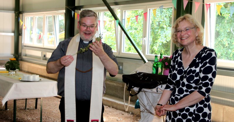 Pfarrer Ulrich Esser und Pfarrerin Alexandra Späth