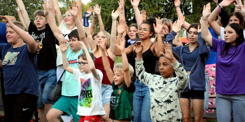Das Zeltlager der Falken findet in diesem Sommer am Heiligensee statt