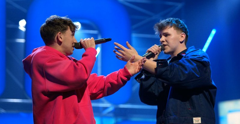 Tom Twers und Tom Zellmann (rechts) beim Live-Finale in Köln