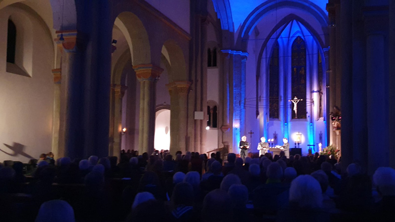 Die Gregorianische Nacht zählt zu den besucherstärksten Konzerten in der Klosterbasilika Knechtsteden