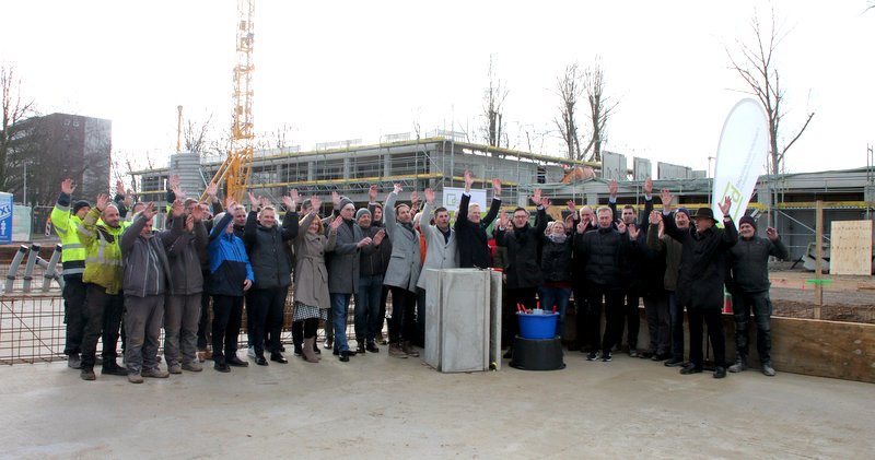 Dormagen: Ein Ausdruck gemeinsamer Freude bei den Beteiligten