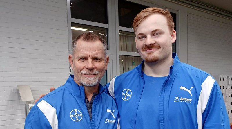 Xaver Hastenrath erfreute auch seinen Trainer Dirk Zorn