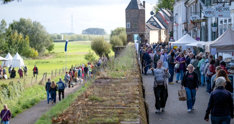 Impressionen vom diesjährigen Matthäusmarkt in Zons